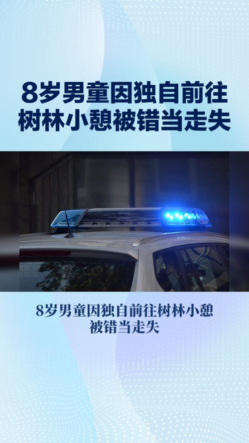 8岁男童走失前画面,8岁男孩走失